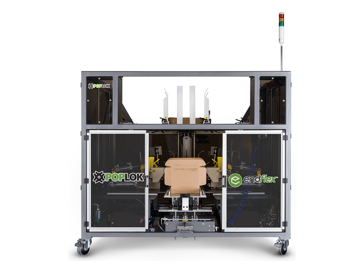 EndFlex tray-forming system producing corrugated trays