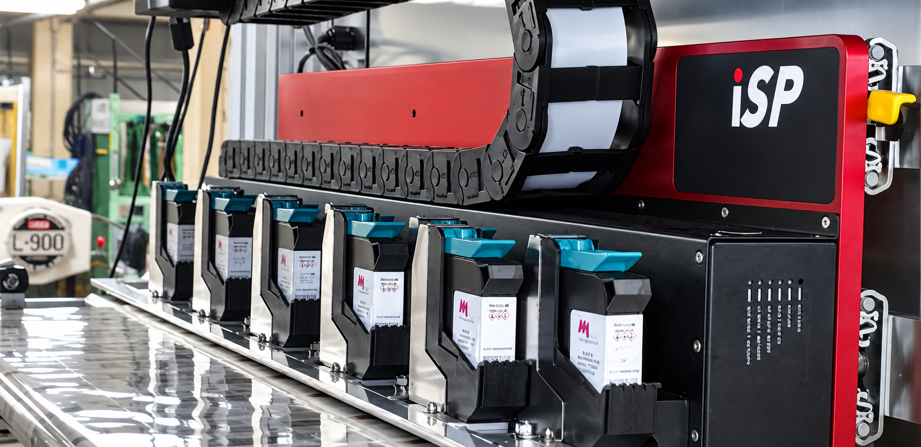 Norwix iSP multi-head inkjet system printing on flexible film and web materials