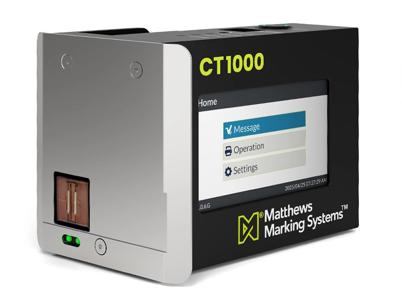 Matthews CT1000 thermal inkjet printer