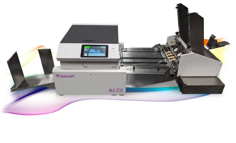 AstroNova AJ-200 tabletop direct-to-package printer