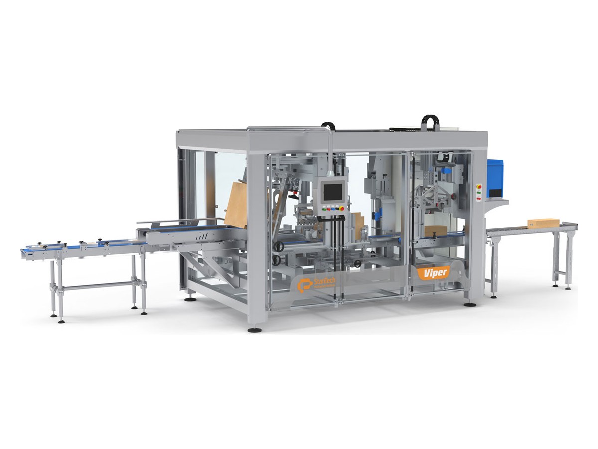 StanTech case and tray packing system