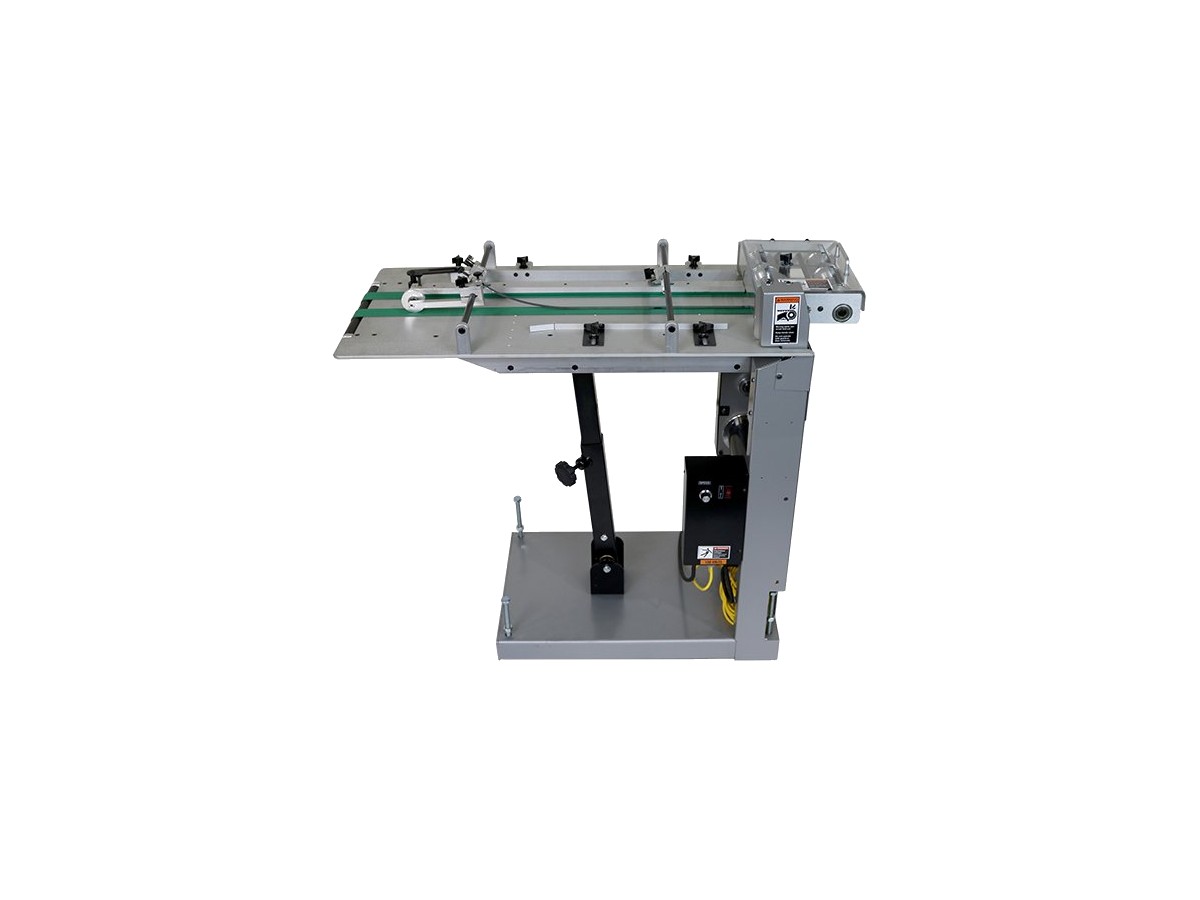 Kirk-Rudy KR415 interface conveyor with bump turn